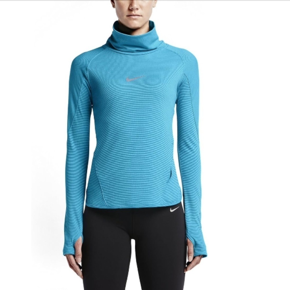 Nike AeroReact Running Top Blue Lagoon Medium LIKE NEW!